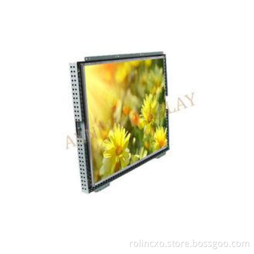 Digital 15 inch 500:1 POS LCD Display , Industrial Open Fra